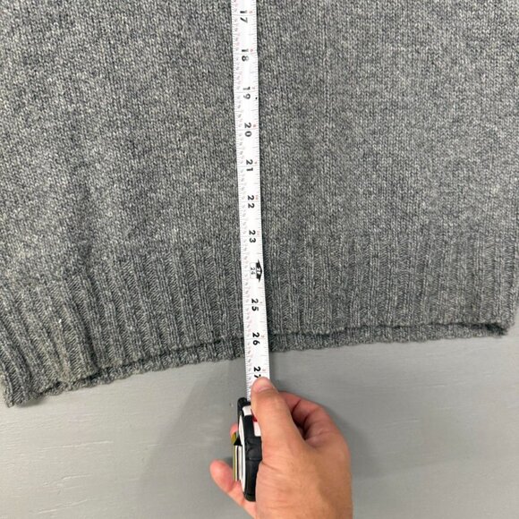 Vintage McGregor Wool Blend‎ Grey V Neck 80s Sweater Vest Large - Picture 5 of 5